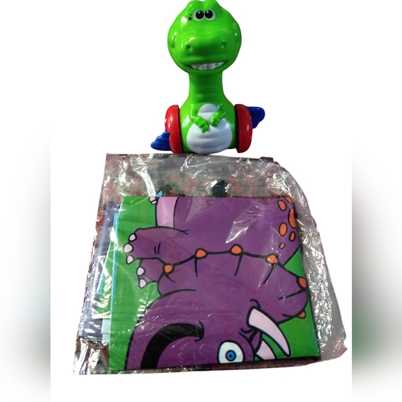 Carters Dinosaur 6 Clothing Set & Push Toy - Picture 9 of 9